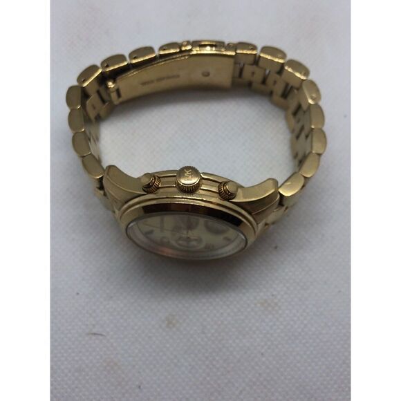 Michael Kors MK5055 Unisex Analog Golden Brushed Dial Quartz Genuine Watch JK25 - Picture 7 of 9